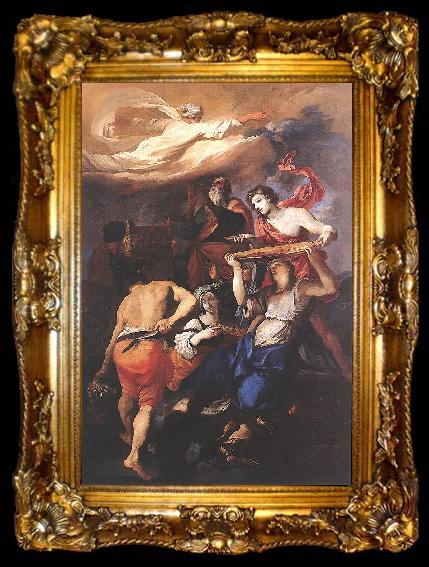 framed  PUGET, Pierre The Sacrifice of Noah f, ta009-2